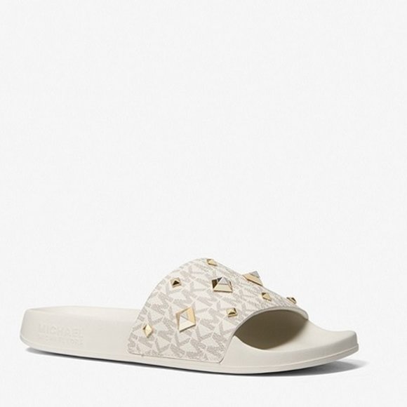MICHAEL Michael Kors Shoes - 🎁 MICHAEL MICHAEL KORS Gilmore Studded Logo Slide
